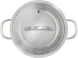 Кастрюля Rondell Calypso RDS-1671 3.8л. d=20см (с крышкой) стальной