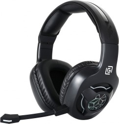 Наушники с микрофоном Оклик HS-L575G черный мониторные BT оголовье (1895253)