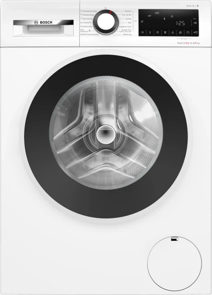 Стиральная машина Bosch Serie 6 WNG2540LSN пан.англ. загр.фронтальная макс.:10.5кг (с сушкой) белый
