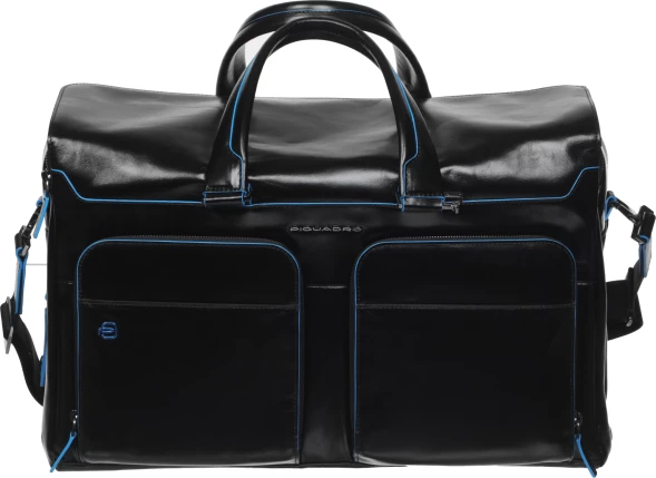 Сумка дорожная Piquadro Blue Square BV4342B2/N с отделением для ноутбука 15&amp;quot; черная натур.кожа