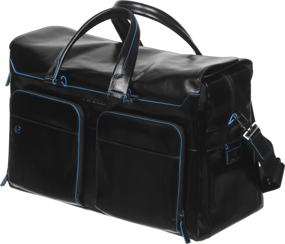Сумка дорожная Piquadro Blue Square BV4342B2/N с отделением для ноутбука 15&amp;quot; черная натур.кожа