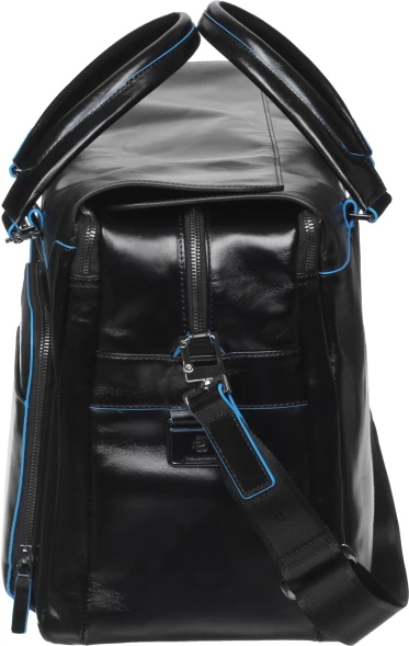 Сумка дорожная Piquadro Blue Square BV4342B2/N с отделением для ноутбука 15&amp;quot; черная натур.кожа