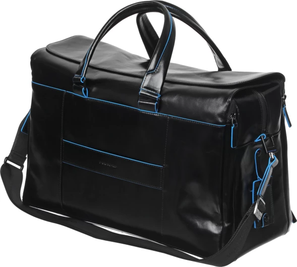 Сумка дорожная Piquadro Blue Square BV4342B2/N с отделением для ноутбука 15&amp;quot; черная натур.кожа