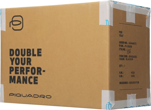 Сумка дорожная Piquadro Blue Square BV4342B2/N с отделением для ноутбука 15&amp;quot; черная натур.кожа