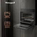 Духовой шкаф Электрический Weissgauff EOM 208 PDB Steam Clean черный