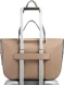 Деловая сумка тоут женская Piquadro Circle BD7136W92/TOBLU с отделением для ноутбука 14&amp;quot; бежевая/голубая натур.кожа