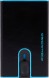 Чехол для кредитных карт Piquadro Blue Square PP4825B2BLR/N черный натур.кожа