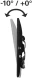 Кронштейн для телевизора Hama 00220806 черный 19&amp;quot;-48&amp;quot; макс.25кг настенный наклон
