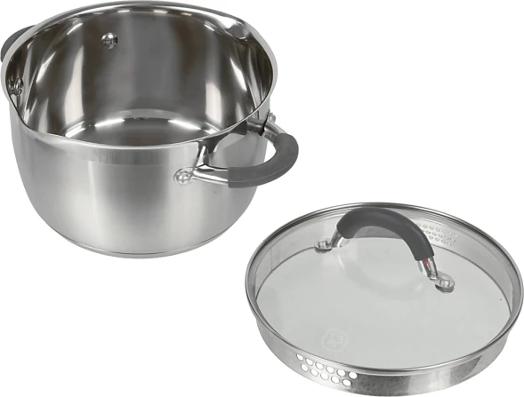 Кастрюля Rondell Flamme RDS-024 3.2л. d=20см (с крышкой) стальной