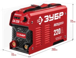 Сварочный аппарат Зубр СА-220 инвертор ММА 8.4кВт