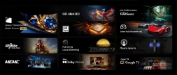 Телевизор QLED Skyworth 55&amp;quot; 55X66H NEXO Mini-LED черный/серый 4K Ultra HD 60Hz MEMC DVB-T DVB-T2 DVB-C DVB-S DVB-S2 USB WiFi Smart TV