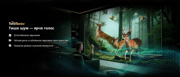 Телевизор QLED Skyworth 55&amp;quot; 55X66H NEXO Mini-LED черный/серый 4K Ultra HD 60Hz MEMC DVB-T DVB-T2 DVB-C DVB-S DVB-S2 USB WiFi Smart TV