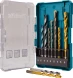Набор сверл Makita D-71962 по дер/мет/бет (9пред.) для шуруповертов/дрелей