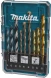 Набор сверл Makita D-71962 по дер/мет/бет (9пред.) для шуруповертов/дрелей