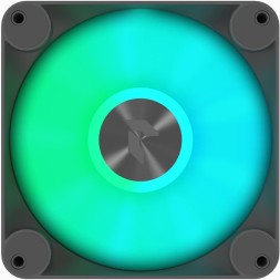 Вентилятор Aerocool APNX FP1-140 PWM ARGB 140x140mm черный/белый 4-pin 15-32dB 220gr Ret