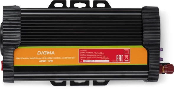 Автоинвертор Digma AI600-12W 600Вт