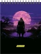 Блокнот Silwerhof A5 обложка картон 60л клетка гребень Одинокий воин (2шт)