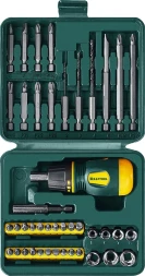 Отвертка Kraftool 25556-H43 в компл.:43 предмета жесткий кейс