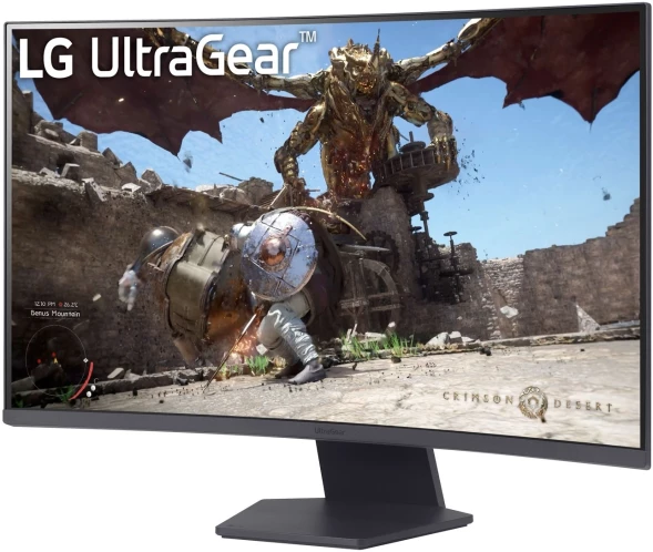 Монитор LG 31.5&amp;quot; UltraGear 32GS60QC-B черный VA LED 16:9 HDMI матовая 3000:1 300cd 178гр/178гр 2560x1440 180Hz FreeSync DP WQ 7.2кг