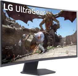 Монитор LG 31.5&amp;quot; UltraGear 32GS60QC-B черный VA LED 16:9 HDMI матовая 3000:1 300cd 178гр/178гр 2560x1440 180Hz FreeSync DP WQ 7.2кг