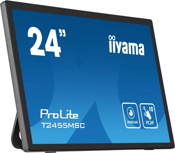 Монитор Iiyama 23.8&amp;quot; ProLite T2455MSC-B1 черный IPS LED 16:9 HDMI M/M глянцевая 1000:1 400cd 178гр/178гр 1920x1080 60Hz DP FHD USB Touch 4.4кг