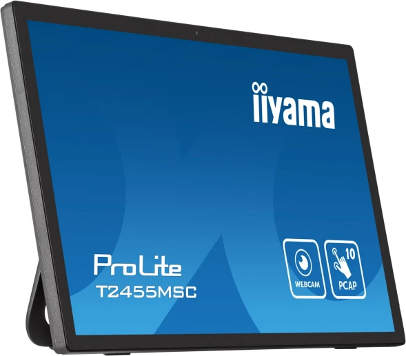 Монитор Iiyama 23.8&amp;quot; ProLite T2455MSC-B1 черный IPS LED 16:9 HDMI M/M глянцевая 1000:1 400cd 178гр/178гр 1920x1080 60Hz DP FHD USB Touch 4.4кг