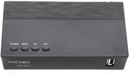 Ресивер DVB-T2 Сигнал Эфир HD-250 черный
