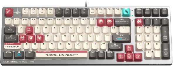 Клавиатура A4Tech Bloody S98 Pixels Red механическая серый/бежевый USB for gamer LED (S98)