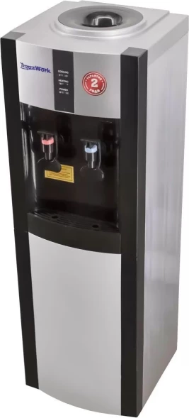 Кулер Aqua Work 16-LR напольный компрессорный серебристый/черный