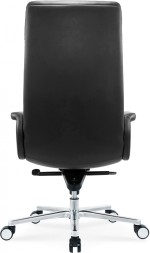 Кресло руководителя Cactus CS-LBK-AMSTERDAM кожа крестов. алюминий