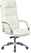 Кресло руководителя Бюрократ T-9927SL слоновая кость кожа крестов. хром