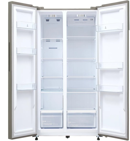 Холодильник Lex LSB530SLGID 2-хкамерн. серебристый