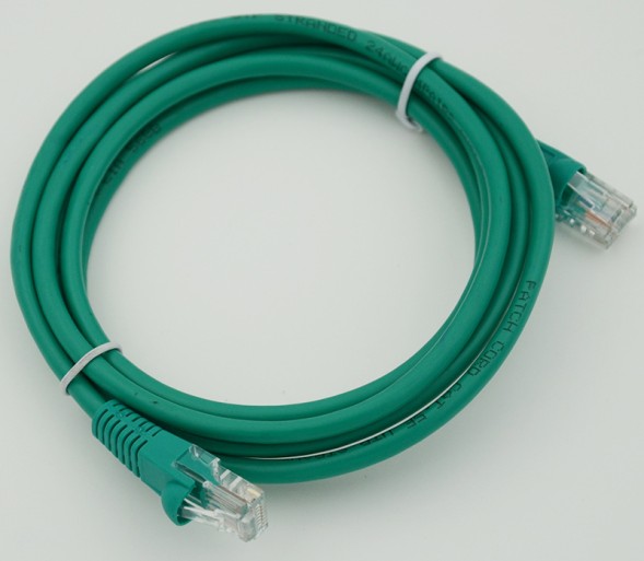 Патч-корд cat5E molded 2м зеленый RJ-45 (m)-RJ-45 (m)
