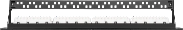 Патч-панель Nikomax NMC-RP24UD2-1U-BK 19&amp;quot; 1U 24xRJ45 кат.5E UTP