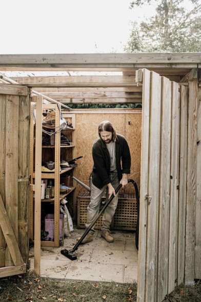 Строительный пылесос Karcher WD 5 V-25/5/22 1100Вт (уборка: сухая/сбор воды) желтый