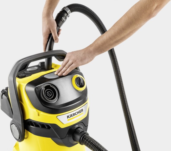 Строительный пылесос Karcher WD 5 V-25/5/22 1100Вт (уборка: сухая/сбор воды) желтый