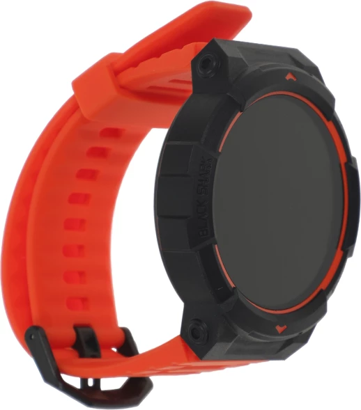 Смарт-часы Black Shark BS-W2402 (GS3 Sport) 14.3&amp;quot; AMOLED корп.черный рем.оранжевый разм.брасл.:140-220мм (6977541630604)