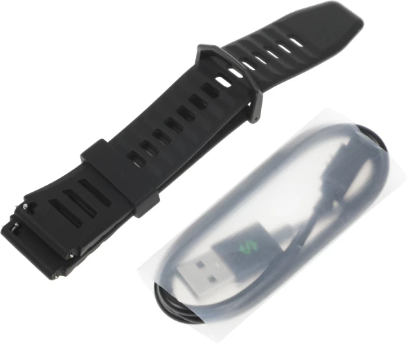 Смарт-часы Black Shark BS-W2402 (GS3 Sport) 14.3&amp;quot; AMOLED корп.черный рем.оранжевый разм.брасл.:140-220мм (6977541630604)