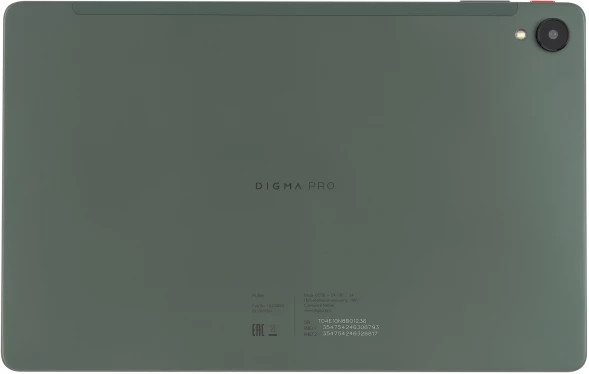 Планшет Digma Pro Pulse T606 (1.6) 8C RAM8Gb ROM128Gb 10.4&amp;quot; In-Cell 2000x1200 4G 2Sim Android 14 темно-зеленый 13Mpix 5Mpix BT WiFi microSD 128Gb 7000mAh