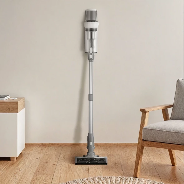 Пылесос Kitfort КТ-5341 230Вт серый/белый