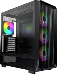 Корпус Montech X5 черный без БП ATX 8x120mm 2x140mm 1xUSB2.0 1xUSB3.0 audio bott PSU