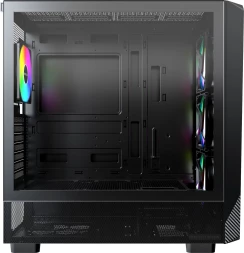 Корпус Montech X5 черный без БП ATX 8x120mm 2x140mm 1xUSB2.0 1xUSB3.0 audio bott PSU