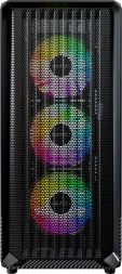 Корпус Montech X5 черный без БП ATX 8x120mm 2x140mm 1xUSB2.0 1xUSB3.0 audio bott PSU