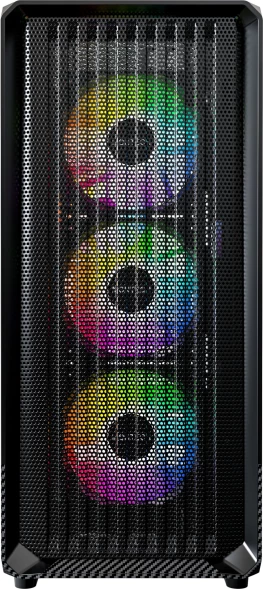 Корпус Montech X5 черный без БП ATX 8x120mm 2x140mm 1xUSB2.0 1xUSB3.0 audio bott PSU