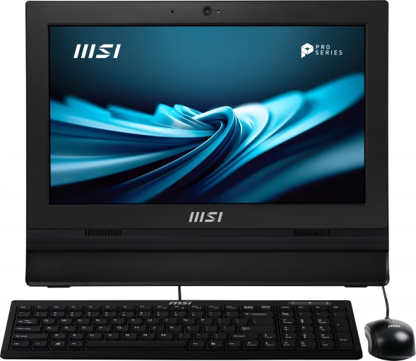 Моноблок MSI Pro AP162T ADL-013RU 15.6&amp;quot; Full HD Touch N100 (0.8) 4Gb SSD128Gb UHDG CR Windows 11 Pro 2xGbitEth WiFi BT 65W клавиатура мышь Cam черный 1920x1080