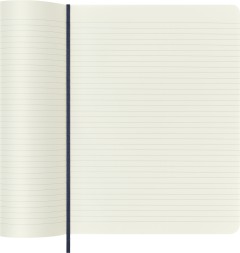 Блокнот Moleskine CLASSIC SOFT QP621B20 XLarge 190х250мм 192стр. линейка мягкая обложка синий сапфир