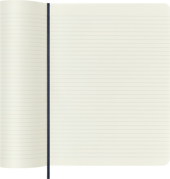 Блокнот Moleskine CLASSIC SOFT QP621B20 XLarge 190х250мм 192стр. линейка мягкая обложка синий сапфир
