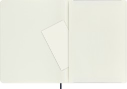Блокнот Moleskine CLASSIC SOFT QP621B20 XLarge 190х250мм 192стр. линейка мягкая обложка синий сапфир
