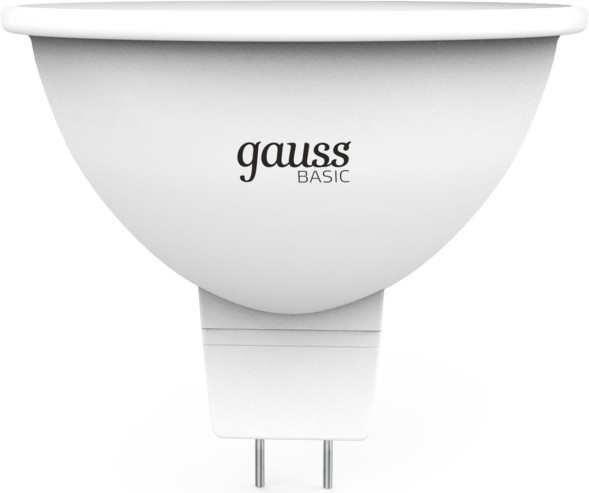 Лампа светодиодная Gauss Elementary 9Вт цок.:GU5.3 софит 12B св.свеч.бел.нейт. (11529)