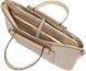 Деловая сумка женская Piquadro Circle CA4021W92/TOBLU с отделением для ноутбука 15.6&amp;quot; бежевая/голубая натур.кожа